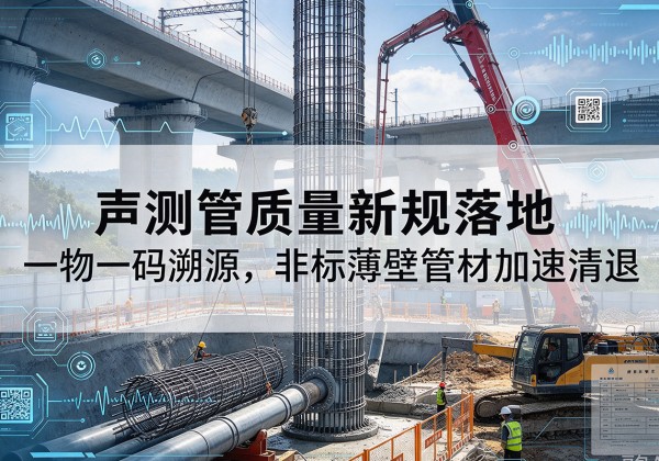 乌当声测管质量新规落地，一物一码溯源，非标薄壁管材加速清退