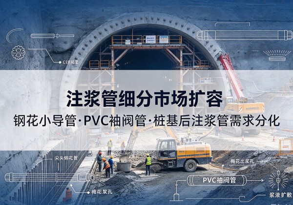乌当注浆管细分市场扩容，隧道钢花小导管、PVC 袖阀管、桩基后注浆管需求分化